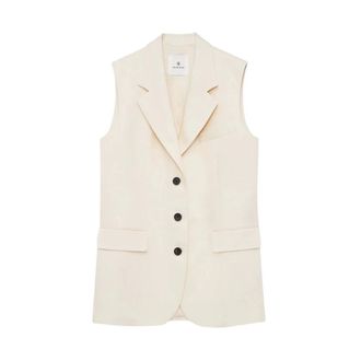 Anine Bing Dames, Jassen, Beige, Maat: M Leer