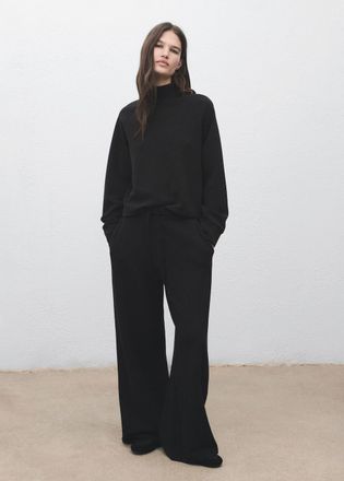 Mango Felpa scollo perkins nero - Donna - XS - MANGO