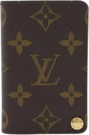 Louis Vuitton Pre-owned Monogram Card Case - Heren - Vintage Accessoires - Bruin - ONE Size - Vintage