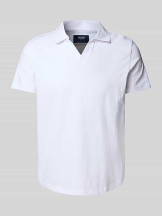 Mc Neal Poloshirt mit V-Ausschnitt in Weiss, Gr&ouml;&szlig;e XXXL