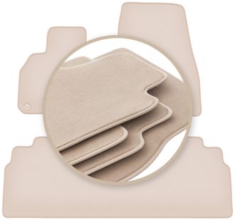 OEM Alfombrillas Premium Beige Para: Renault Espace Iniciale 2015