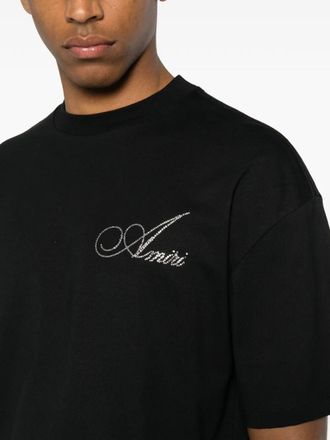 Amiri Cryst Script Logo Lj Skate Tee