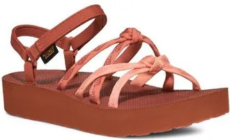 Teva Kena Slim Midform Sandal in Terracotta Multi at Nordstrom, Size 12