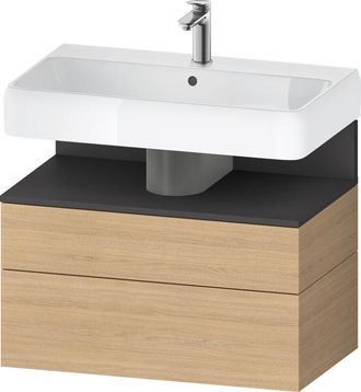 Duravit Qatego Mueble Bajo Lavabo, 1 Extra&iacute;ble Y 1 Caj&oacute;n, - Duravit