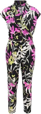 Betty Barclay Jumpsuits & Playsuits, Dames, Veelkleurig, L, Bloemen jumpsuit met zakken