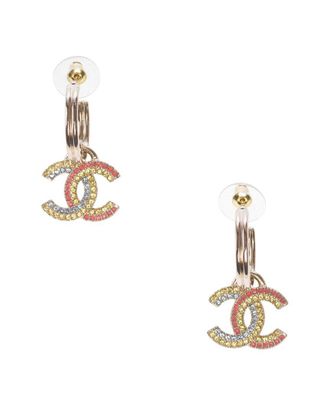 Chanel Cc Earrings (Authentic Pre-Loved)