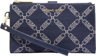 Michael Kors Logo Jacquard Adele Empire Smartphone Wallet