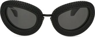 Off-white Occhiali da sole ovali - Nero