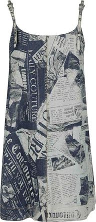 Versace Jeans Couture Designer Jeans Collectie - Dames - Korte kleedjes - Blauw - S - Kleedjes