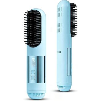 OEM Stijltangborstel - 3 Temperaturas - Ion Negativo - Revestimiento Cer&aacute;mico - Para Todo Tipo De Cabello - 1 Unidad - Azul