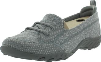 Skechers Womens Relaxed Fit Breathe-Easy Holding Line Slip-On Sneaker, Gray-grey, 5.5