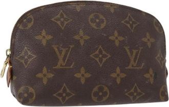 Louis Vuitton Pre-owned Canvas Clutch - Dames - Vintage Clutch - Bruin - ONE Size - Vintage