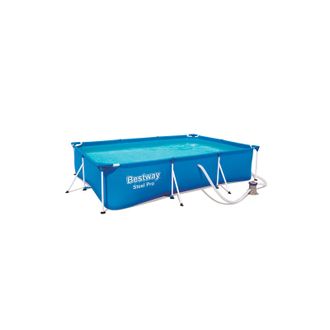 Bestway Piscina Desmontable Tubular Infantil Bestway Deluxe Splash Frame Pool 300x201x66 Cm Depuradora De Cartucho De 1.249 Litros/hora