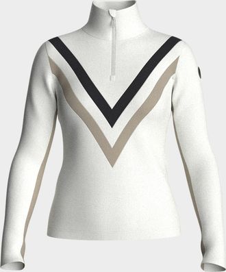 We Norwegians Voss Chevron Quarter-Zip Pullover
