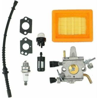 OEM Carburador Para Stihl Fs400 Fs450 Fs480, Incluye Filtro De Aire Y Combustible, Accesorio Para Desbrozadora. - Crezuo