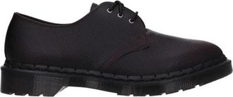Dr. Martens Paarse Leren Lace-Up Oxfords Schoenen - Heren - Veterschoenen - Paars - 41 EU - Leer - Schoenen