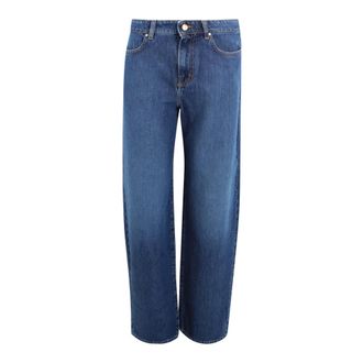Max Mara Straight Jeans, female, Blue, Size: 2XS Swamp Jeans