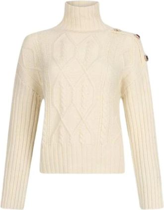 Liu Jo Dolcevita en punto - Knitwear - Mujer - Blanco - L