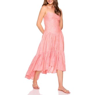 Susana Monaco Drop Waist High-Low Maxi Dress in Extra at Nordstrom, Size X-Small