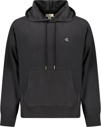 Calvin Klein Black Cotton Men Mens Sweatshirt