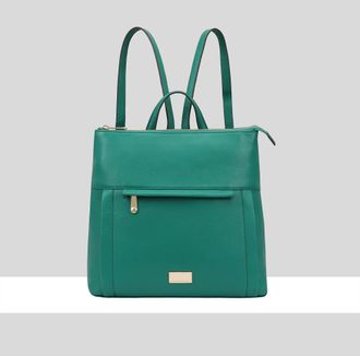 Paul Costelloe Womens Otava Leather Backpack - Green - One Size