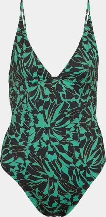 Ulla Johnson Alba Deep V One-Piece Swimsuit