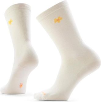 Smartwool Everyday Groovy Bloom Crew Multifunktionssocken f&uuml;r Damen | beige
