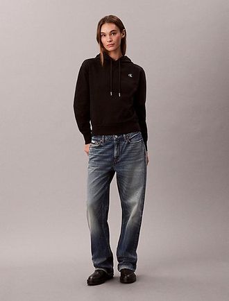 Calvin Klein Cotton Terry Monogram Hoodie