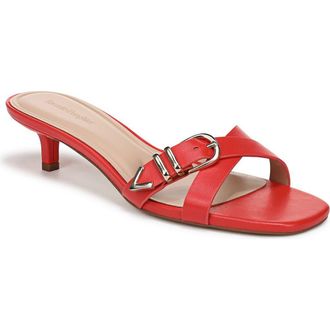 Favorite Daughter Shiloh Kitten Heel Sandal in Tomato at Nordstrom, Size 6.5