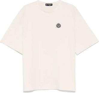 Société Anonyme text-print T-shirt - unisex - Cotton - S - Neutrals