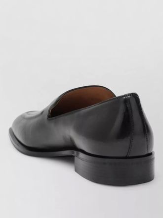Miu Miu loafers round toe leather upper smooth finish
