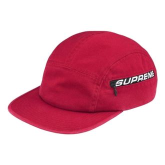 SUPREME SS26 Side Zip Camp Cap Red SUP-SS26-1031-RED