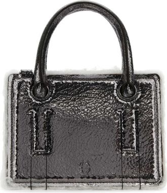 DENTRO Lead Leather Mini Otto Handbag