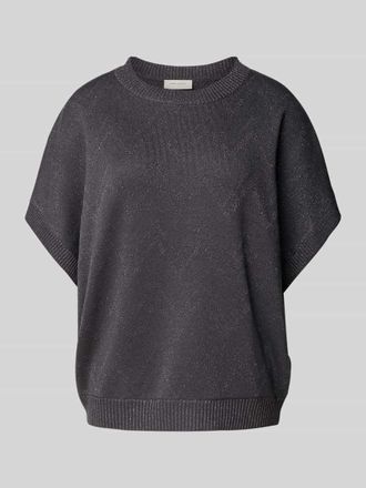 Freequent Strickshirt mit 1/2-Arm Modell ANILUX in Black, Größe XS