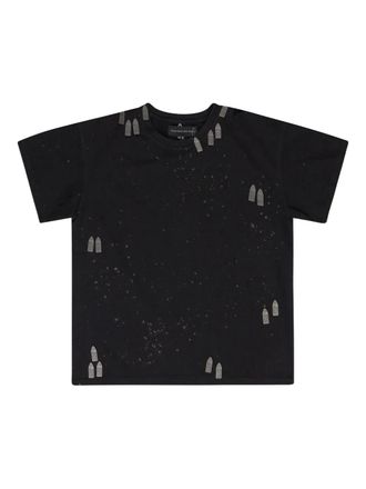 Who Decides War by Ev Bravado T-shirt con componenti in metallo - Nero