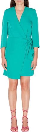 Kaos Kleedjes - Dames - Korte kleedjes - Groen - M - Polyester - Kleedjes