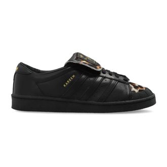 adidas Jabbar Low - Heren - Sneakers - Zwart - 45 1/2 EU - Leer - Schoenen
