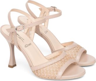 Nero Giardini Ankle Strap Mesh Sandal in Rose at Nordstrom, Size 10Us