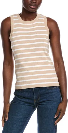 Minnie Rose Cashmere-Blend Tank