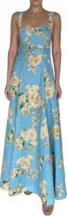 Hemant & Nandita Ajia Maxi Dress In Blue