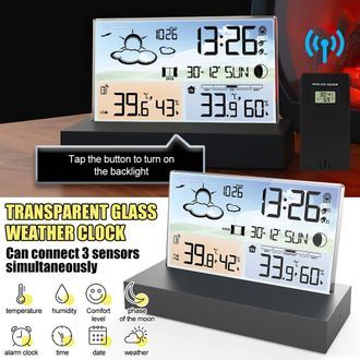 OEM Estaci&oacute;n Meteorol&oacute;gica Digital Inal&aacute;mbrica Para Uso Interior Y Exterior: Reloj, Term&oacute;metro E Higr&oacute;metro