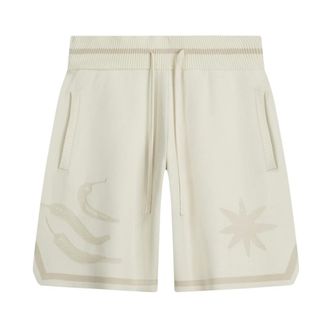 Filling Pieces Korte Broeken, Heren, Beige, L, Knit Shorts Breaking Bread