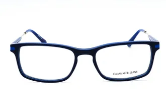 Calvin Klein Jeans CKJ18707 Rectangular Acetate Eyeglasses - Navy