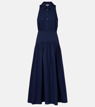 Staud Romy cotton midi dress