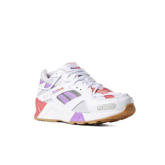 Reebok Aztrek R58 (White/Skull Grey/Guava Punch) Mens Shoes EF3401, White/Skull Grey/Guava Punch, 8 UK