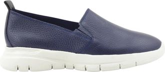 Frau Loafers - Dames - Loafers - Blauw - 38 EU - Leer - Schoenen
