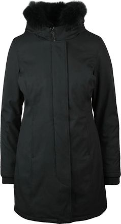 Bomboogie Black Fitted Polyester-Blend Parka