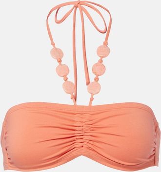 Eres Lana beaded bikini top