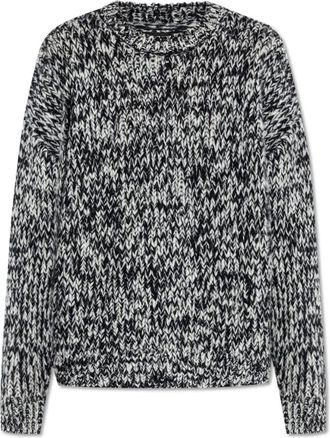 Anine Bing Wollen Trui Sydney - Dames - Ronde hals truien - Zwart - L - Wol - Truien & Vesten