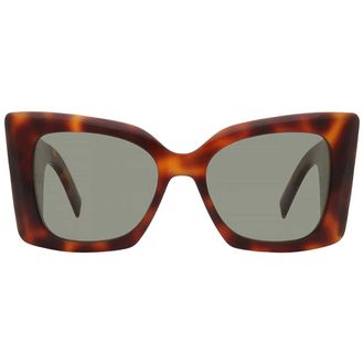 Saint Laurent Green Butterfly Ladies Sunglasses SL M119 BLAZE 002 54